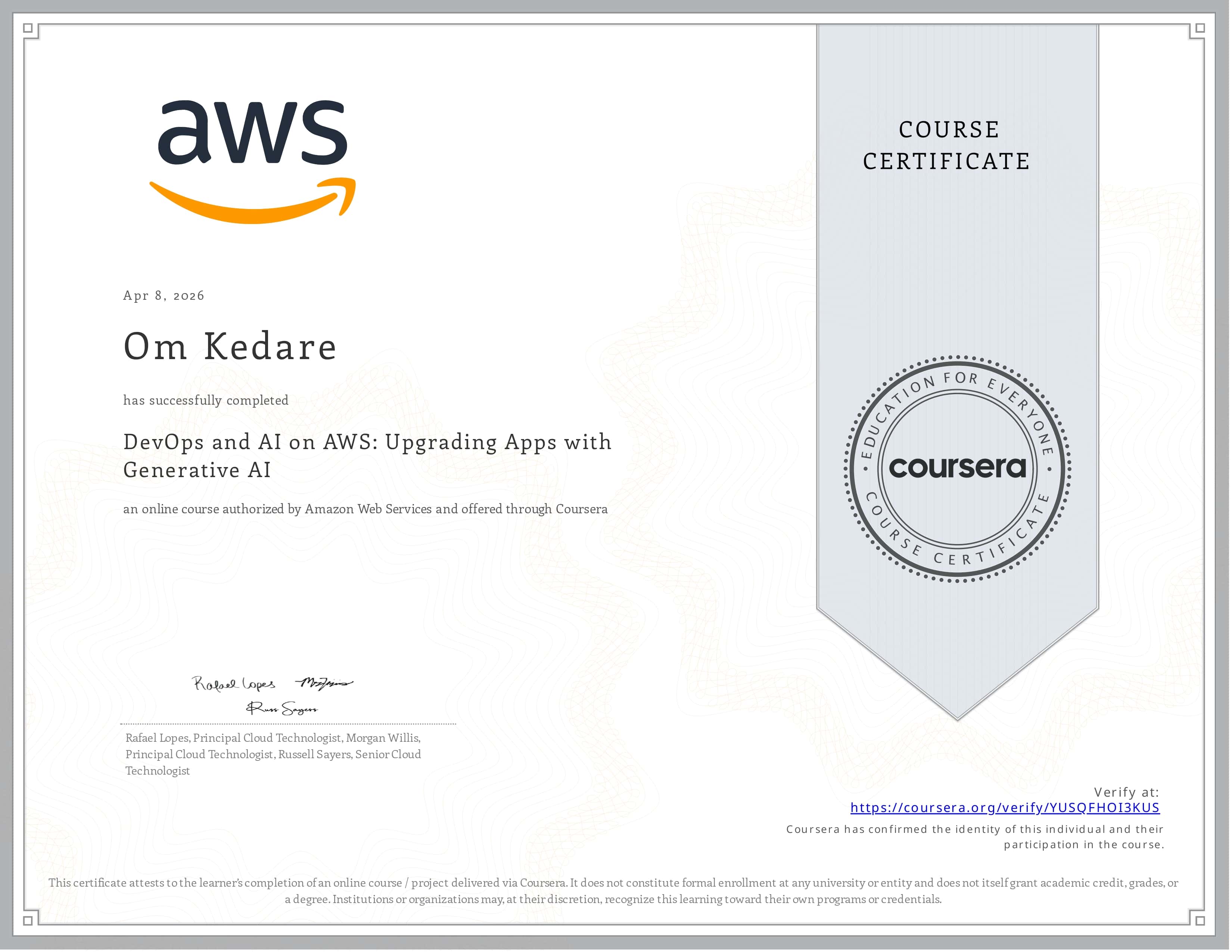 DevOps and AI on AWS: Upgrading Apps with Generative AI