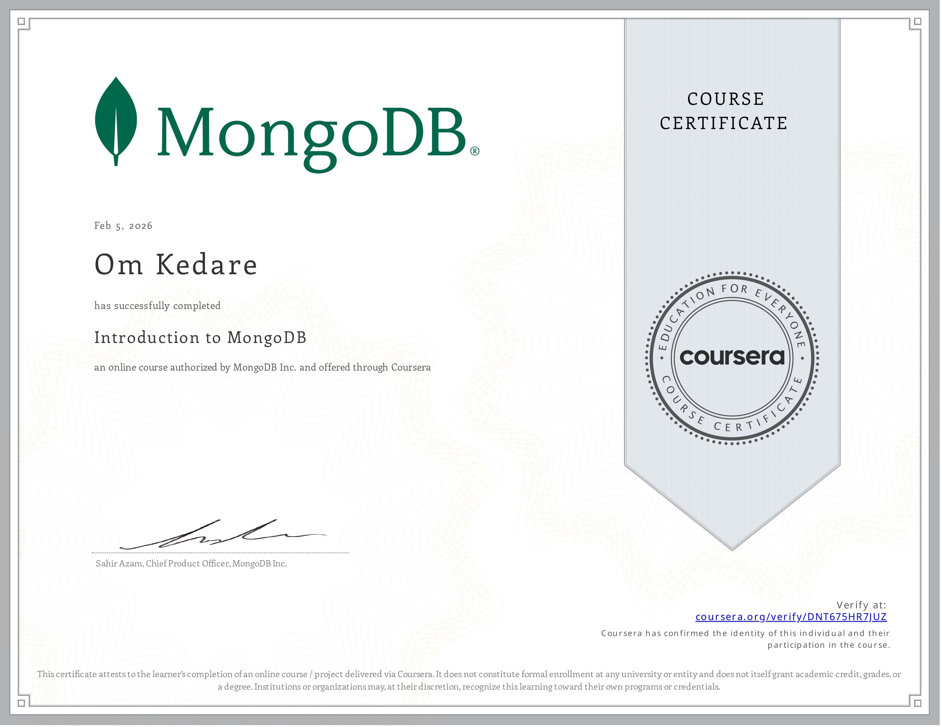 Introduction to MongoDB
